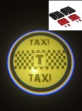 Holograme Logo Usi TAXI, cu baterii,pachet 2 bucati