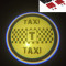 Holograme Logo Usi TAXI, cu baterii,pachet 2 bucati