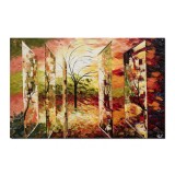 Tablou 3D GIGANT pictat manual, living, dormitor, Treptele vietii, 150x100cm ulei pe panza in cutit, gata de agatat pe perete