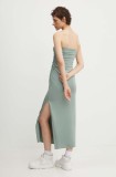 Abercrombie &amp; Fitch rochie culoarea turcoaz, midi, mulată