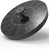 Fantana arteziana solara plutitoare, pentru gradina, 6 accesorii, 16cm