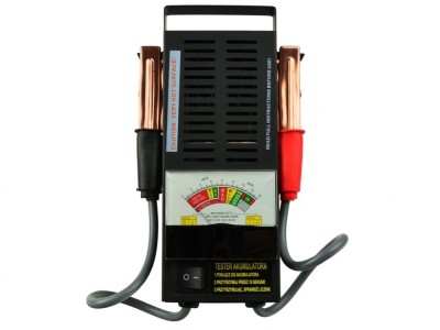 Tester analog pentru verificarea bateriilor 6/12V, Geko G80028 foto