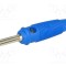 Conector banană 4mm 30A 60VDC albastru HIRSCHMANN T&amp;M