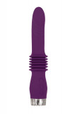 Vibrator Deep Love Thrusting, 3 Viteze Impingere, 8 Moduri Vibratii, Silicon, USB, Violet, 24.7 cm, Adam &amp;Amp; Eve