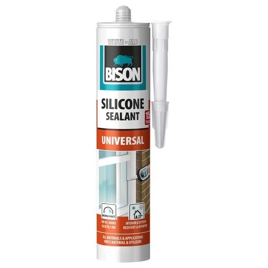 Silicon Universal BISON, alb, 280ml