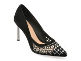 Pantofi eleganti FLAVIA PASSINI negri, M205, din piele intoarsa