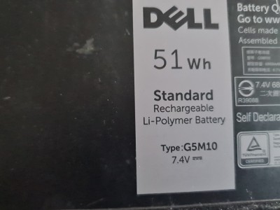 Baterie Dell Latitude 3550, 5250, 5450, 5550, E5250, E5450, E5550 - G5M10, foto
