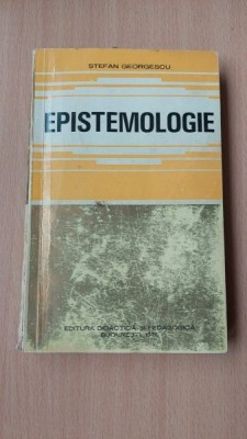 Epistemologie - Stefan Georgescu foto