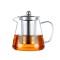 Ceainic 750 ml CLARICE, sticla borosilicata cu infuzor si capac metalic