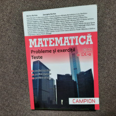 MATEMATICA CLASA A IX A PROBLEME SI EXERCITII TESTE MARIUS BURTEA 17/1