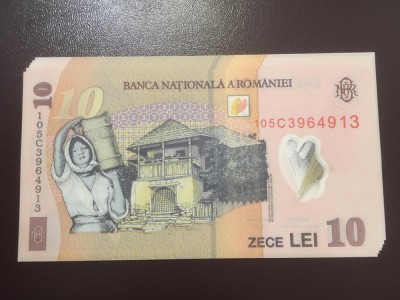 Romania 10 lei 2010 UNC. foto