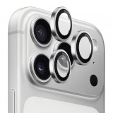Folie de protectie Camera Spate Blueo 99 Anti-Refective HD pentru Apple iPhone 18 Pro / 18 Pro Max, Sticla Securizata, Argintie