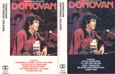 Caseta audio: Donovan &amp;ndash; Universal Soldier ( 2 casete originale UK, stare f.buna) foto