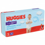 Scutece pants Boy, Nr. 5, 12 - 17 kg, 52 buc, Huggies