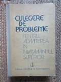 Culegere Probleme Admitere Invatamant Superior - Brinzanescu, Stiintifica Enciclopedica, 877 pagini, 1989