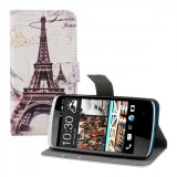 Cumpara ieftin Husa pentru HTC Desire 500, Piele ecologica, Multicolor, 19038.01, Kwmobile