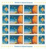 ROMANIA 2007 LP 1752 a ROMANIA IN U. E. MINICOALA 8 TIMBE SI 8 VINIETE MNH, Nestampilat