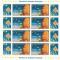 ROMANIA 2007 LP 1752 a ROMANIA IN U. E. MINICOALA 8 TIMBE SI 8 VINIETE MNH