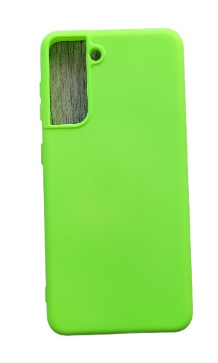 Huse silicon antisoc cu microfibra Samsung S21 Plus ; S21+ Verde Neon