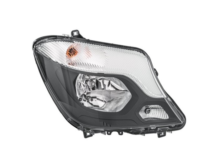 Far MERCEDES SPRINTER 210-519, 10.2013-06.2018, RapidAuto, fata, partea dreapta, cu sistem iluminat in curba; cu lumina de zi; H7+H7+H7+PY21W+W21W+W5