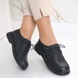 Pantofi dama casual Negre din Piele Naturala Esana, 37