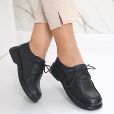 Pantofi dama casual Negre din Piele Naturala Esana, 37