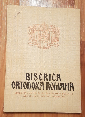 Biserica Ortodoxa Romana &amp;ndash; Buletin Oficial de Patriarhiei Romane foto