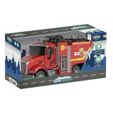 Camion de pompieri cu lumini si sunete, Luna Toys, City Truck