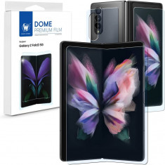 Set 3 folii de protectie WhiteBej Premium pentru Samsung Galaxy Z Fold 3