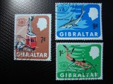 GIBRALATAR ELISABETA II SERIE, Stampilat