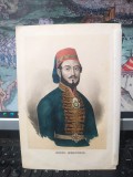 Abdul-Medschid, Abdul-Medjid I, Abd&uuml;lmecid I 1854, sultan al Imperiului Otoman, refondează Medgidia, cromolitografie, 181