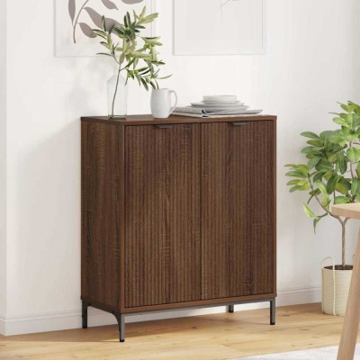 vidaXL Bufet Stejar brun 69.5 x 33 x 82 cm Lemn compozit foto