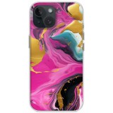 Husa personalizata compatibila apple iphone 14 plus, magsafe atasare magnetica, antisoc, neons and brights 33