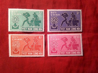 Serie Vietnam 1960 - Anul Turismului , 4 valori foto