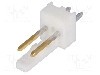 Conector cablu-placa, 2 pini, tata, MOLEX - 22-29-2021