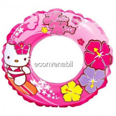 Colac inot gonflabil copii Hello Kitty Intex 56210NP 61cm foto