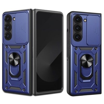 Husa Samsung Galaxy Z Fold6 protectie camera Techsuit CamShield Series, albastru foto