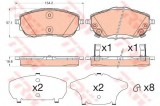 Set placute frana,frana disc TOYOTA AURIS TOURING SPORTS (ADE18, ZWE18, ZRE18) (2013 - 2016) TRW GDB3598