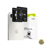 Folie de protectie Camera spate Ringke pentru Apple iPhone 16e Sticla Securizata Neagra