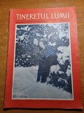 revista tineretul lumii - ianuarie 1954