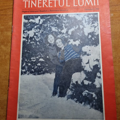 revista tineretul lumii - ianuarie 1954