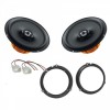 Pachet Difuzoare Auto Hertz Dieci DCX 165.3, 165mm, 120W, Ford Fiesta (JA8), Inele Adaptare + Conectori