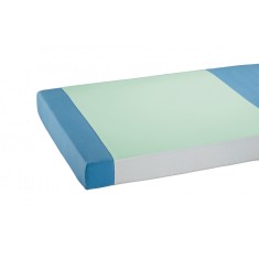 Aleza protectie saltea, Suprima, Alb-verde deschi,s 75 x 160 cm