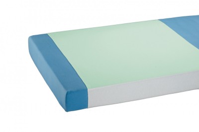Aleza protectie saltea, Suprima, Alb-verde deschi,s 75 x 160 cm foto