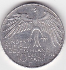 Germania 10 Marci Mark 1972 foto