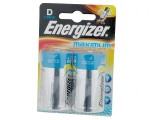 Baterie Alcalină 1,5V D Nere&icirc;ncărcabilă 2 Buc Maximum, Energizer