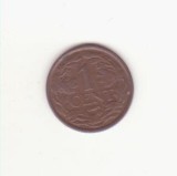 Olanda 1 cent 1941 -Wilhelmina, Europa, Bronz