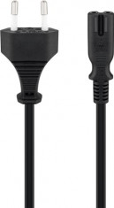 Cablu alimentare casetofon negru 3m; Cod EAN: 4040849950384 foto