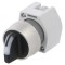 Comutator rotativ 22mm IP65 galben/negru