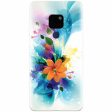 Husa silicon pentru Huawei Mate 20, Flower 011